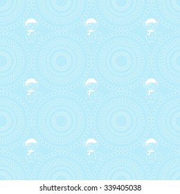 Vector pattern with monkey for your design