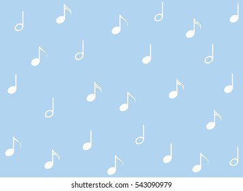 vector pattern with music note