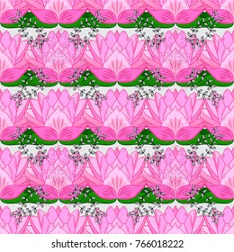 Vector pattern. Nice Floral pattern in the small flower. Seamless floral pattern with flowers, watercolor.