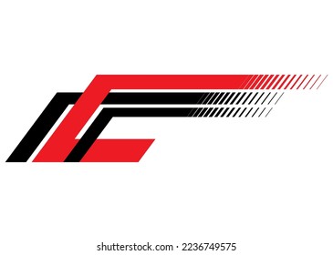 Patrón vectorial en un fondo blanco. Elemento de diseño rayado. Pegatinas para vehículos, barcos, motocicletas, automóviles deportivos, camiones, cuerpos, cabinas, juguetes,
ropa. Fondo vectorial moderno.