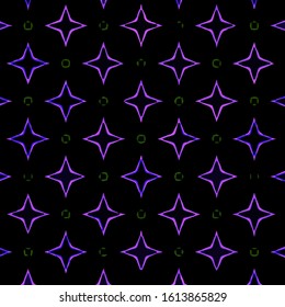 Vector pattern in ornamental style. Geometric desing texture for gift or wallpaper.