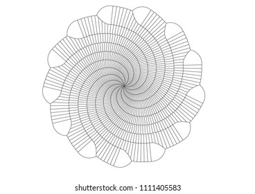 vector pattern outline