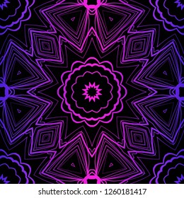 vector pattern paper for scrapbook. Abstract floral seamless ornament