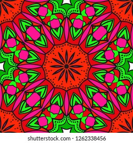 vector pattern paper for scrapbook. Abstract floral seamless ornament