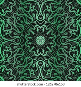 vector pattern paper for scrapbook. Abstract floral seamless ornament