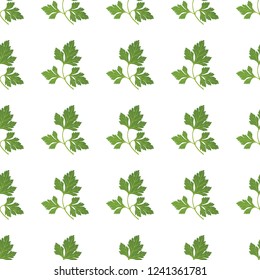 Vector. Pattern. Parsley. Greenery.