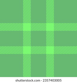 Vector pattern plaid of fabric tartan check with a textile texture background seamless in green color.