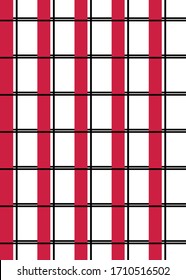 
vector pattern in plaid mood consisting of red black lines