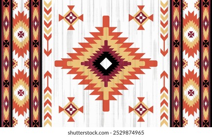 Vector pattern, polypropylene carpet, Native American style, Navajo, Aztec, Apache, Southwest and traditional Mexican, abstract pattern, design for fabric, clothing, blanket, carpet, weaving, wrapping
