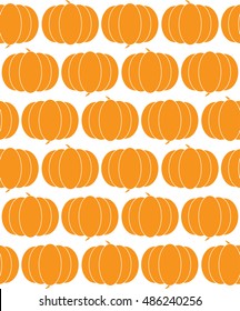 Vector pattern of pumpkin