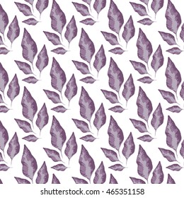 vector pattern purple leaves.swatch pattern