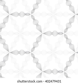 Vector pattern. Repeating geometric abstract flower in circle