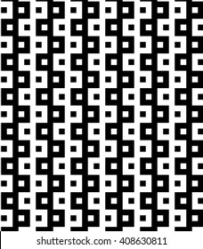 Vector pattern, repeating geometric square and chevron shape