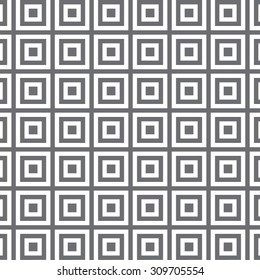 Vector pattern. Repeating geometric tiles with square elements