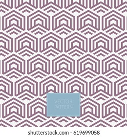 Vector pattern. repeating hexagon grid. Abstract stripped geometric background. Vector illustration. Pattern is on swatch panel