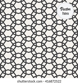 vector pattern repeating linear decagon