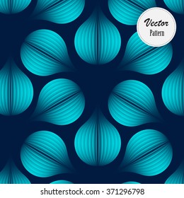 vector pattern, repeating linear flower with gradient effect. user can move a layer of pattern to swatch panel