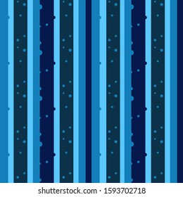 Vector pattern with repeating lines and dots. Abstract flat geometric design. Simple rounded seamless pattern for textile, wallpaper, wrapping paper, fabric, web background or another accent etc.