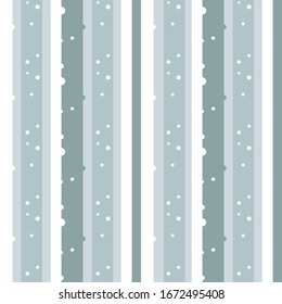 Vector pattern with repeating lines and dots. Abstract flat geometric design. Simple rounded seamless pattern for textile, wallpaper, wrapping paper, prints, web background or another accent etc.