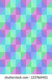 
Vector. Pattern. Rhombus. Mosaic. Colored.