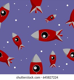 Vector Pattern with Rockets