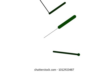 Vector pattern with rounded lines. Modern geometrical abstract illustration with staves. Best design for your ad, poster, banner.