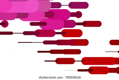 Vector pattern with rounded lines. Shining colored illustration with rounded stripes. Smart design for your business advert.