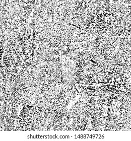 Vector pattern of scratches, chipping. Grunge black white