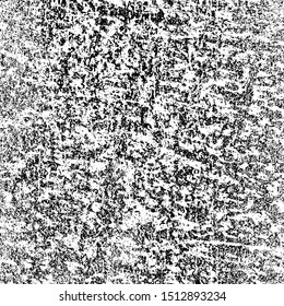 Vector pattern of scratches, chipping. Grunge black white