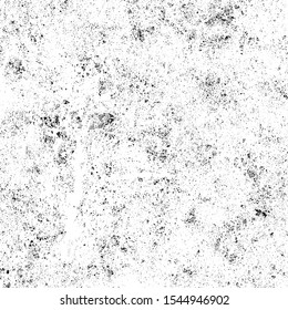 Vector pattern of scratches, chipping. Grunge black white