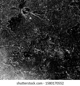 Vector pattern of scratches, chipping. Grunge black white