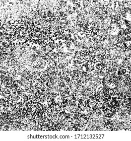 Vector pattern of scratches, chipping. Grunge black white