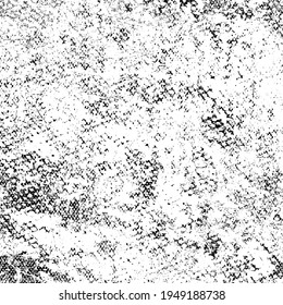 Patrón vectorial de arañazos, chispas. Blanco negro grueso