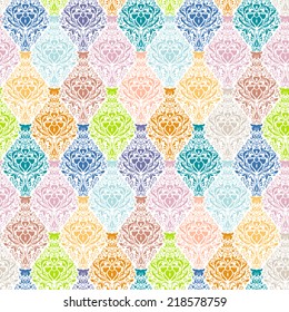Vector pattern. Seamless pattern can be used for wallpaper, pattern fills, web page background, surface textures or gift paper.