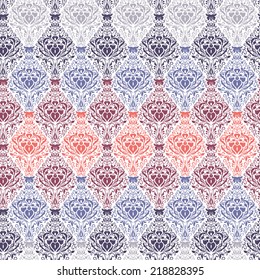 Vector pattern. Seamless pattern can be used for wallpaper, pattern fills, web page background, surface textures or gift paper.
