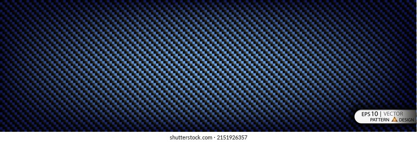 Vector Pattern seamless carbon fiber blue under mask for the production of film with a texture.