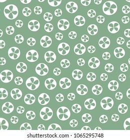 Vector pattern seamless with cartoon butterflies, pastel color soft background
