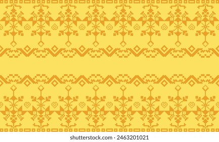 Patrón de Vector sin fisuras. Motivo de canto de indonesia. Para su ropa, fondo, recurso gráfico textil, impresión y etc. Fácil cambio de color y color variable.