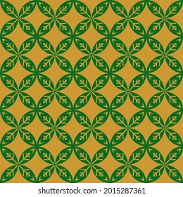 vector pattern seamless of unique leaf ornaments