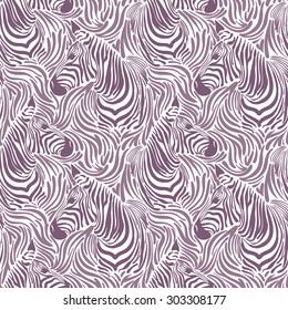 vector pattern, seamless Wallpaper animal print skins and Zebra silhouette