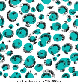 vector pattern, seamless wallpaper with decorative picture leopard fur
