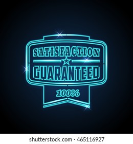 vector pattern of selling lower insignia in blue neon design classic nightfall isolated special black background scene nocturnal sign storage marketing blue glitter luxurious lighting classical excell