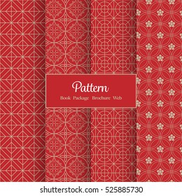 Vector Pattern Set for Package / Book / Screen Design - Asian - Chinese