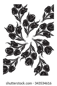 Vector pattern Silhouette