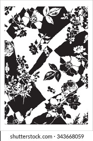Vector pattern Silhouette