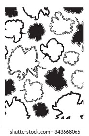 Vector pattern Silhouette