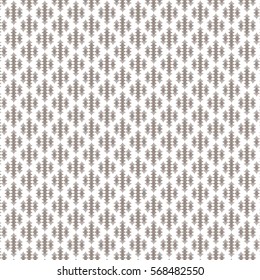 Vector pattern of small brown elements on a light background for wallpapers and fabrics. Vector illustration.