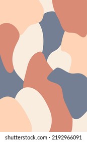 Vector pattern. Spots of various shapes and colors. Background with trendy pastel colors.