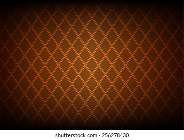 vector pattern Square on brown  background