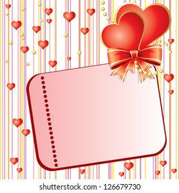 vector pattern for St. Valentin's Day card